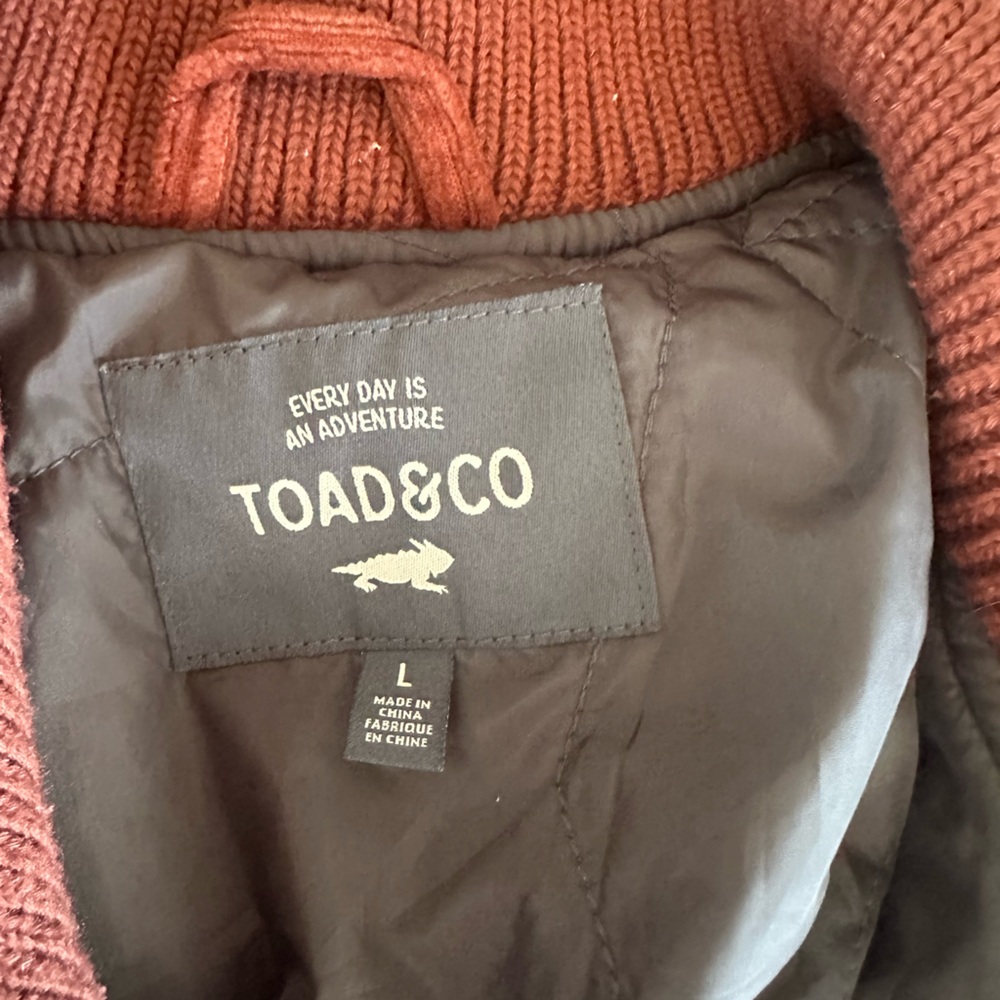 Toad&Co Rust Knit Jacket View 2